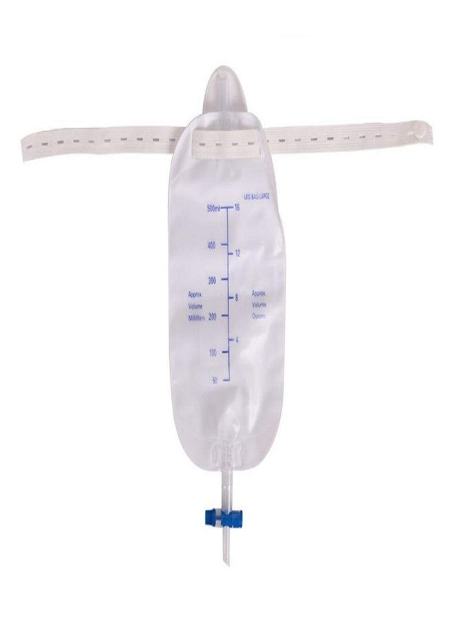 Lifevv 4-Pack Urinary Drainage Bag Leg Bag with Anti-Reflux Chamber,External catheters(19oz，500ml) - Image 2